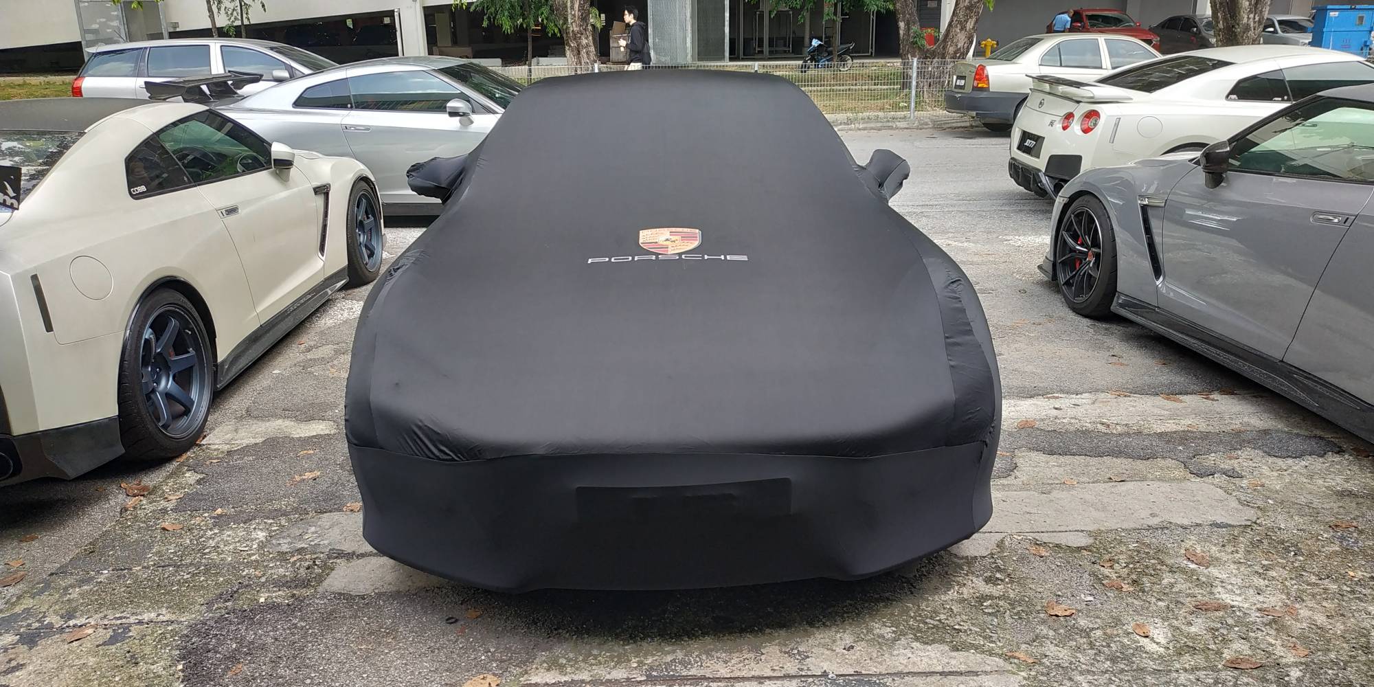 ULTIMATE PREMIUM VELVET SATIN STRETCH CAR COVER PORSCHE PANAMERA