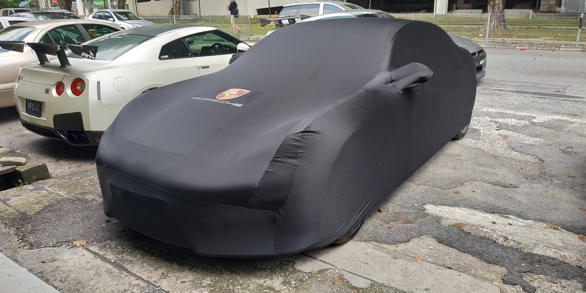 ULTIMATE PREMIUM VELVET SATIN STRETCH CAR COVER PORSCHE PANAMERA